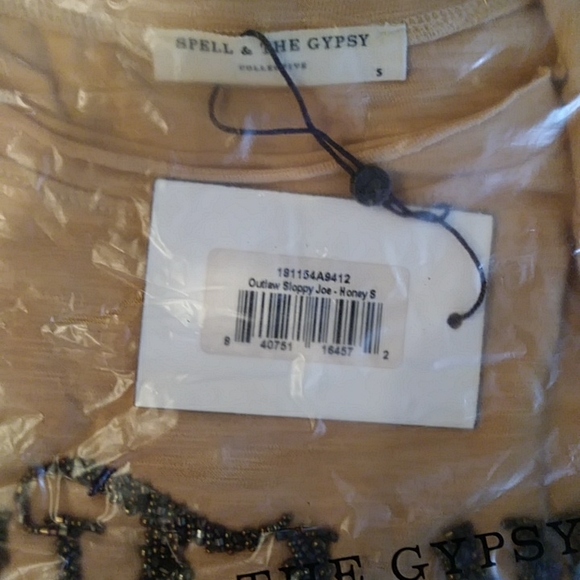 Outlaw Sloppy Joe Sweater Honey S Spell Designs Pullover Tee - Picture 12 of 16